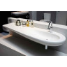 Тумба с раковиной LAUFEN IL BAGNO ALESSI ONE 2450.0.097.631.1 + 8.1497.4.400.104.1 белый 4.2450.0.097.631.1+1497.4